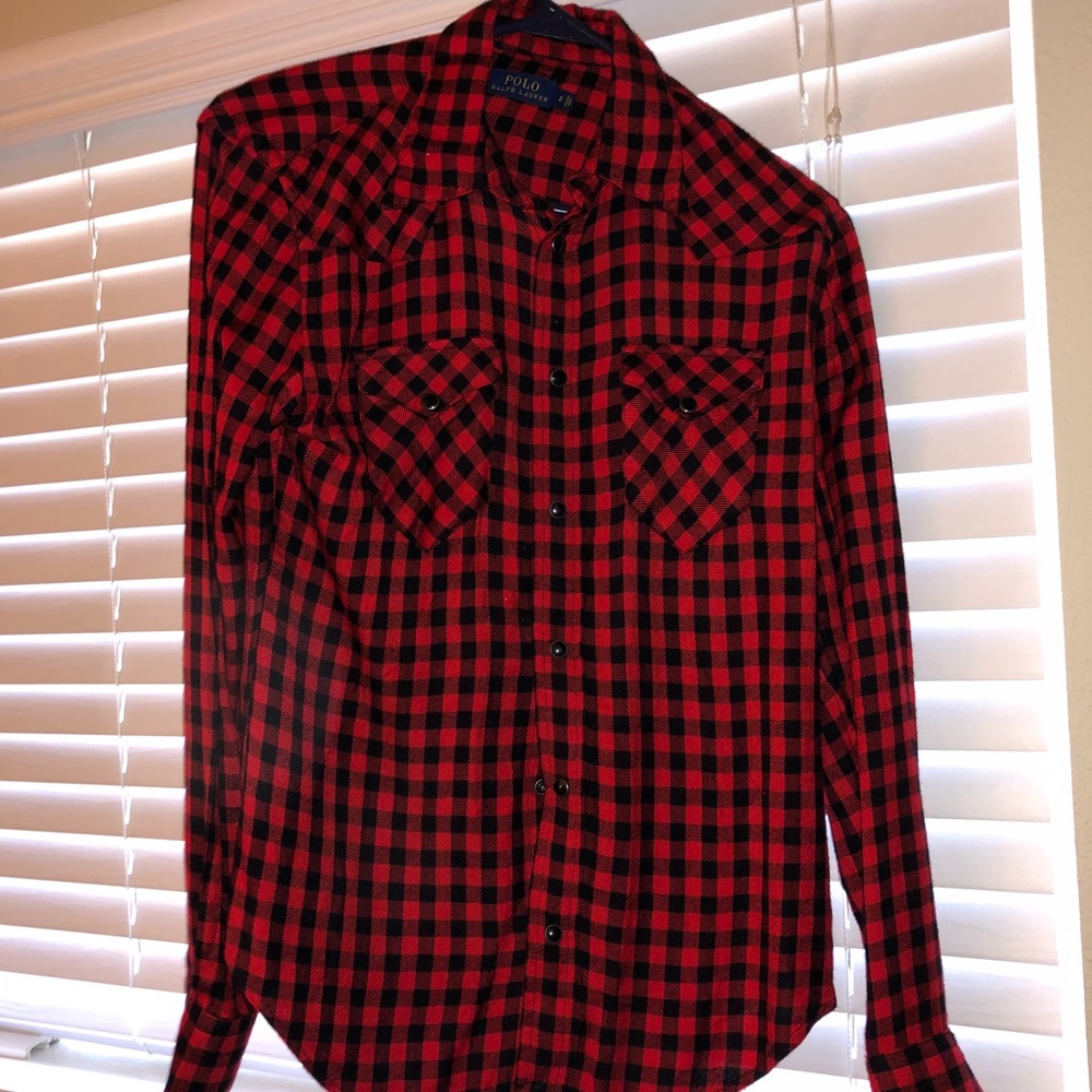 Plaid button up